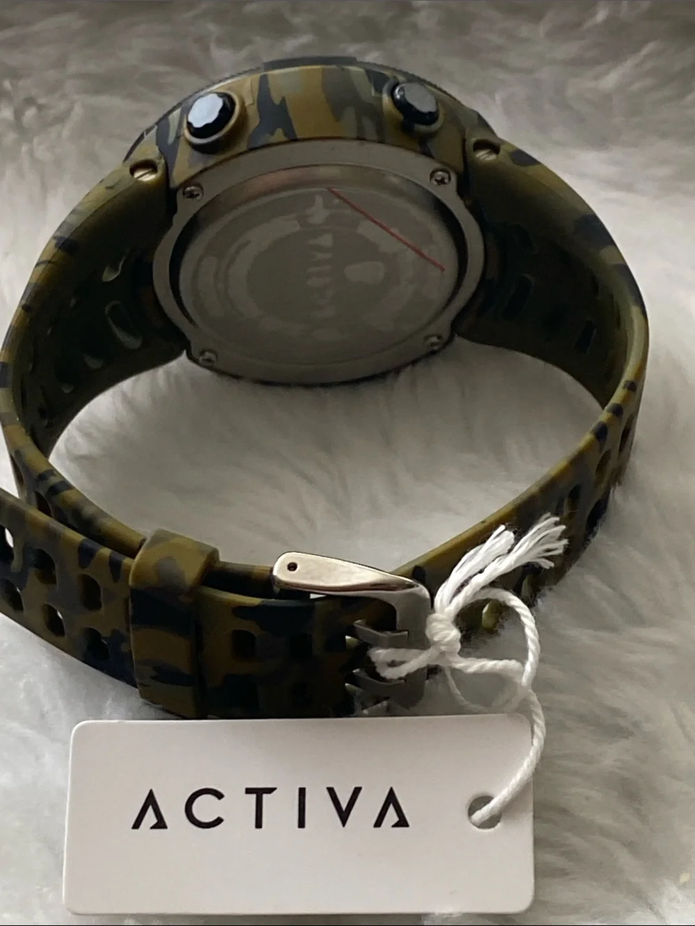 Invicta-Ativa Digital Camo Sport Watch - Black and Green